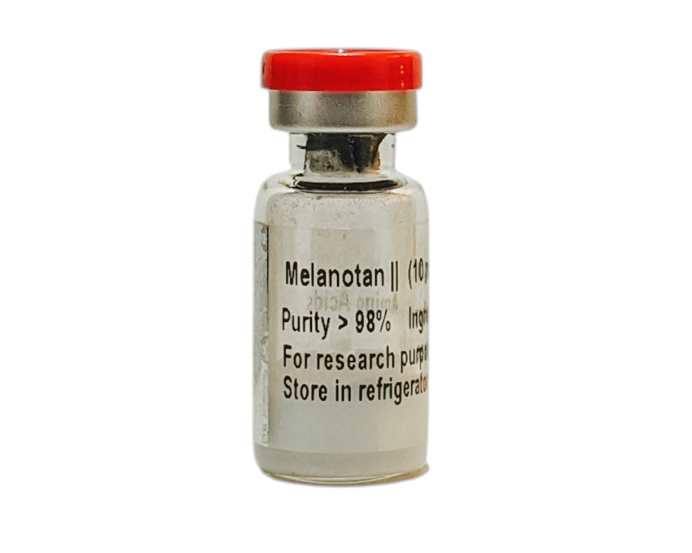 Melanotan 2 peptide vial